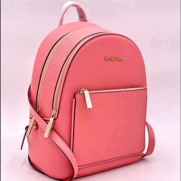 Michael Kors Handbags - Michael Kors Asian Medium Backpack Grapefruit